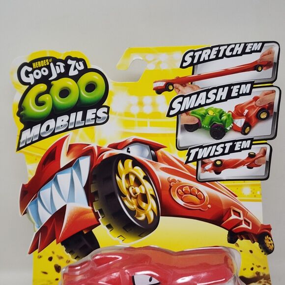 Goo Jit Zu Squishable Car Burnout Blazagon Toy Vehicle Ride Red Collectors Item - Picture 3 of 9